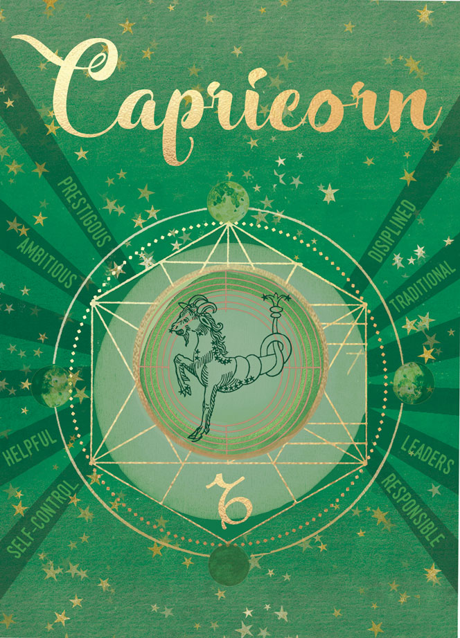 Capricorn Zodiac - Potluck Press