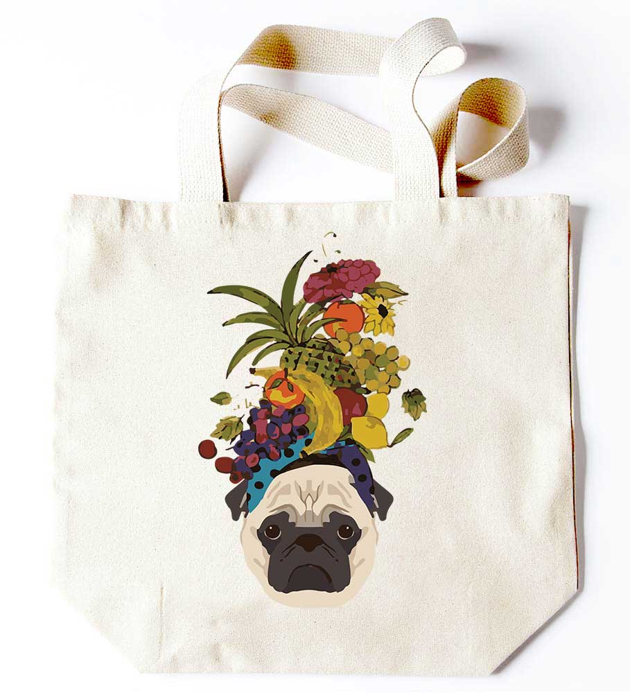 Pug In A Bag Stock Photo - Download Image Now - Adult, Animal, Backpack -  iStock